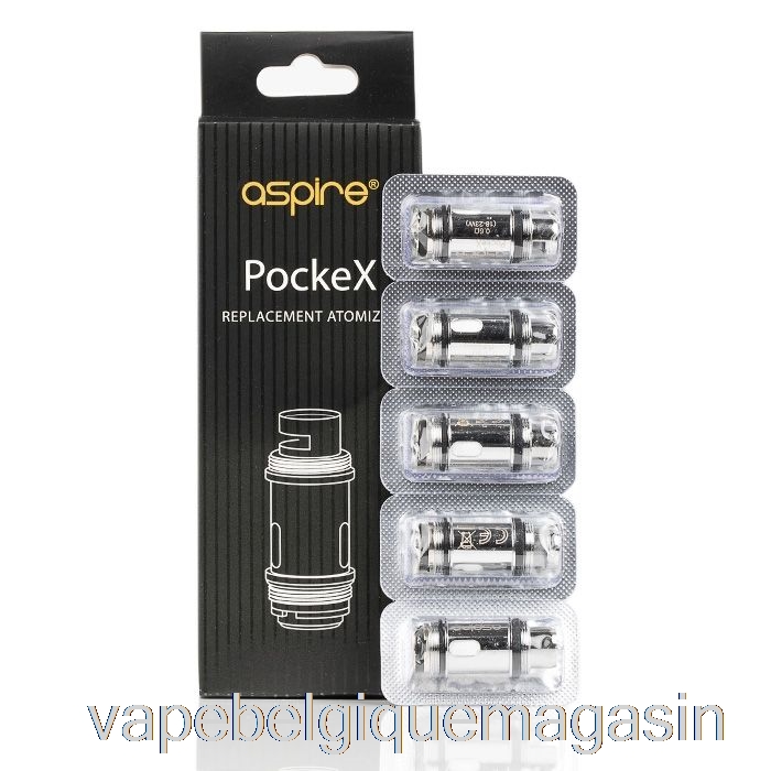 Vape Shop Bruxelles Bobines De Remplacement Aspire Pockex Bobines 1.2ohm